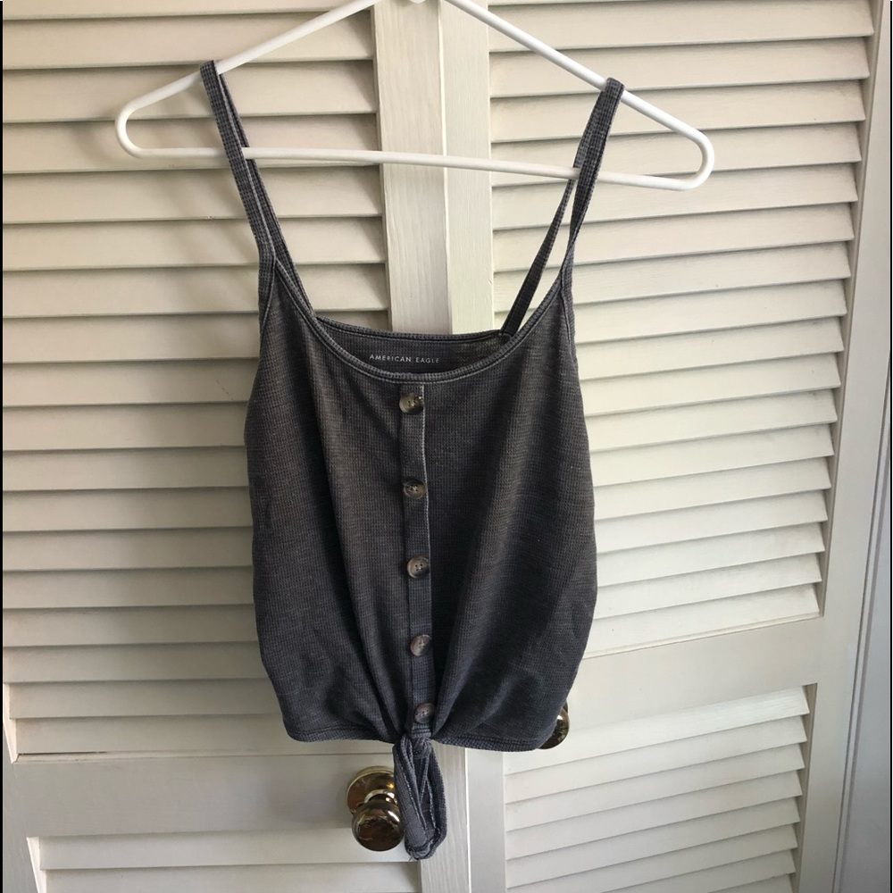 American Eagle grey tank top